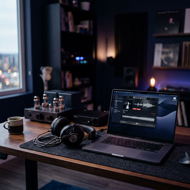 Audiophile workspace